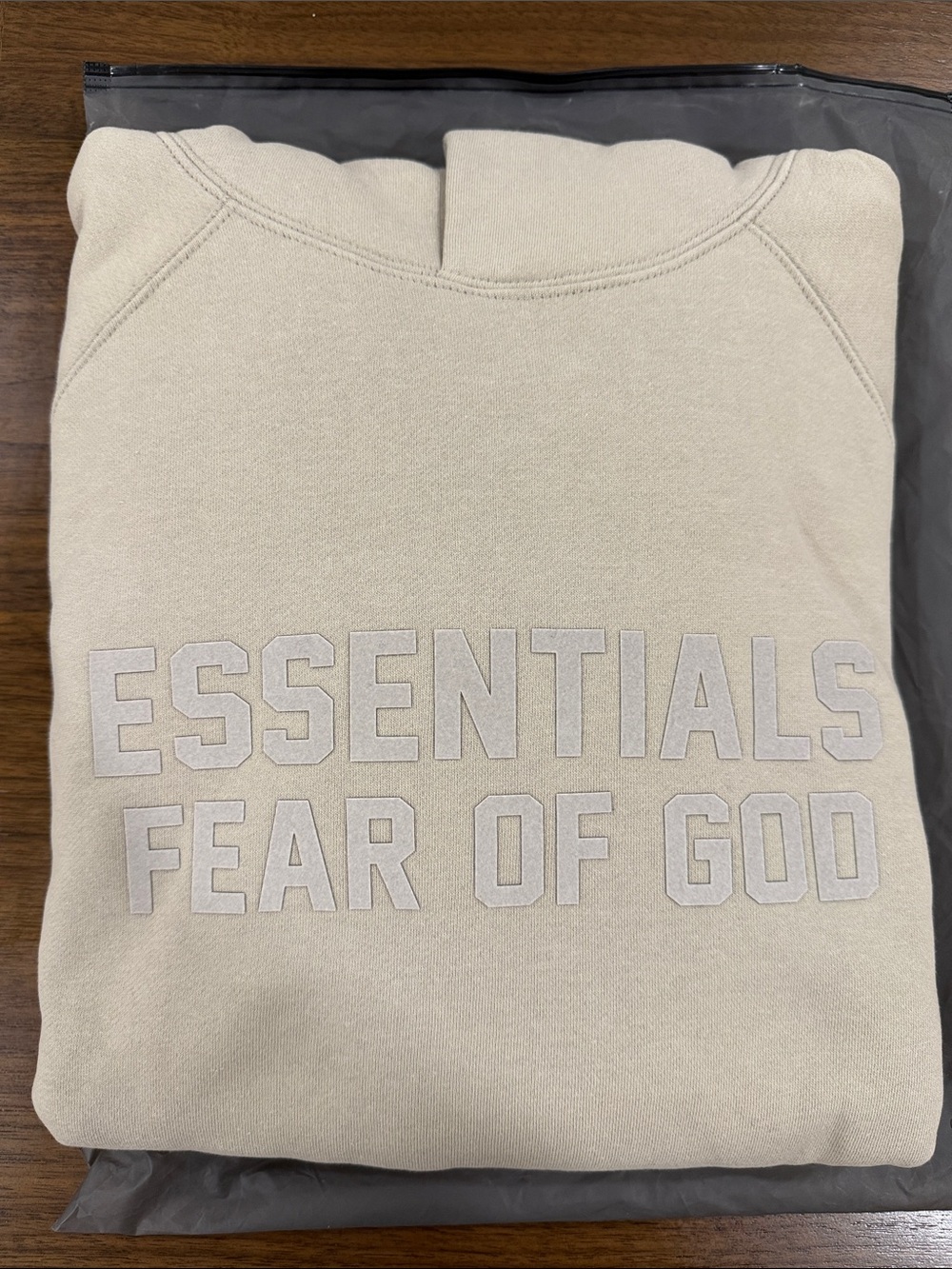 Fear of god essentials smoke hoodie